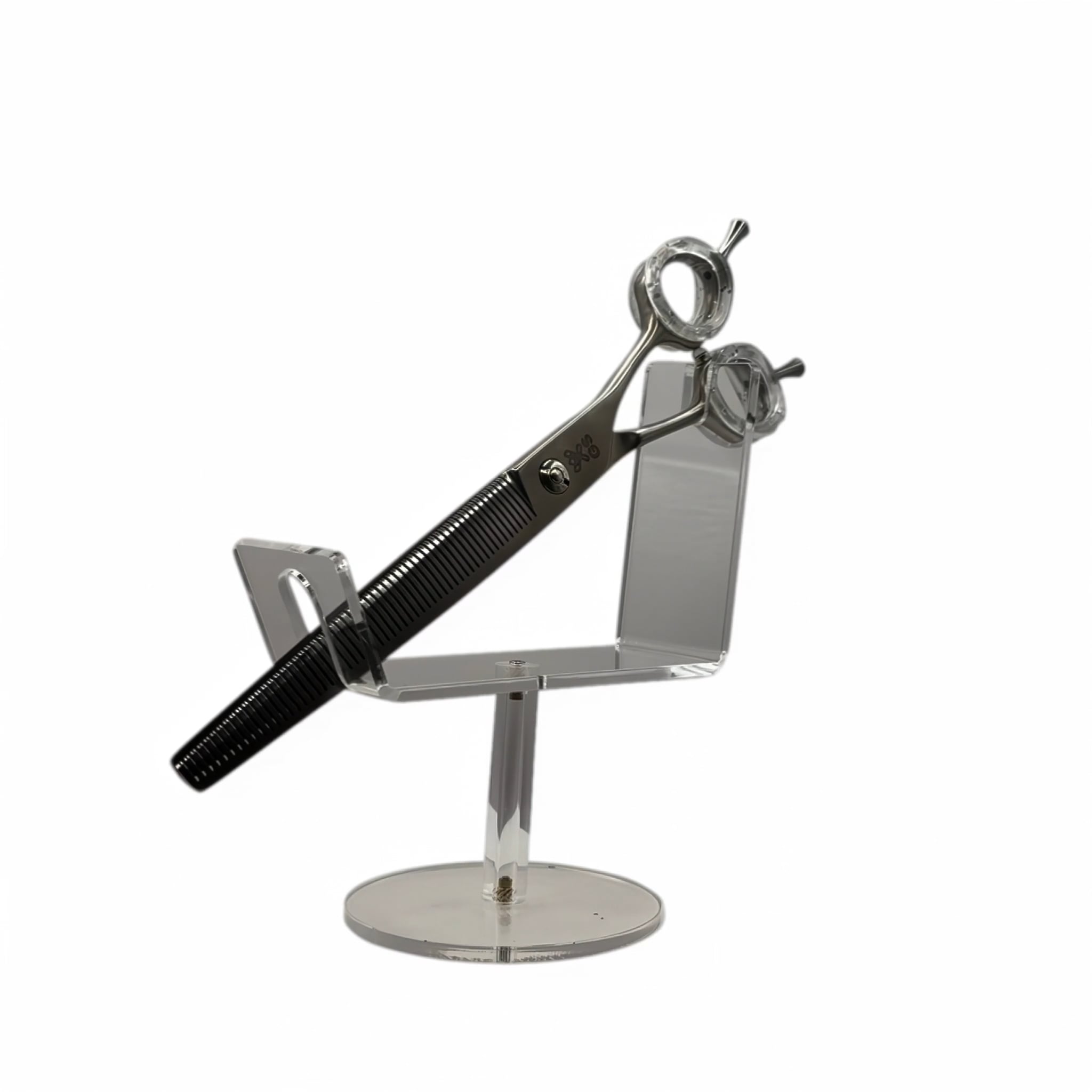 7.5 Curved Thinners CR9 (GS-7557F) Scissors Product Video